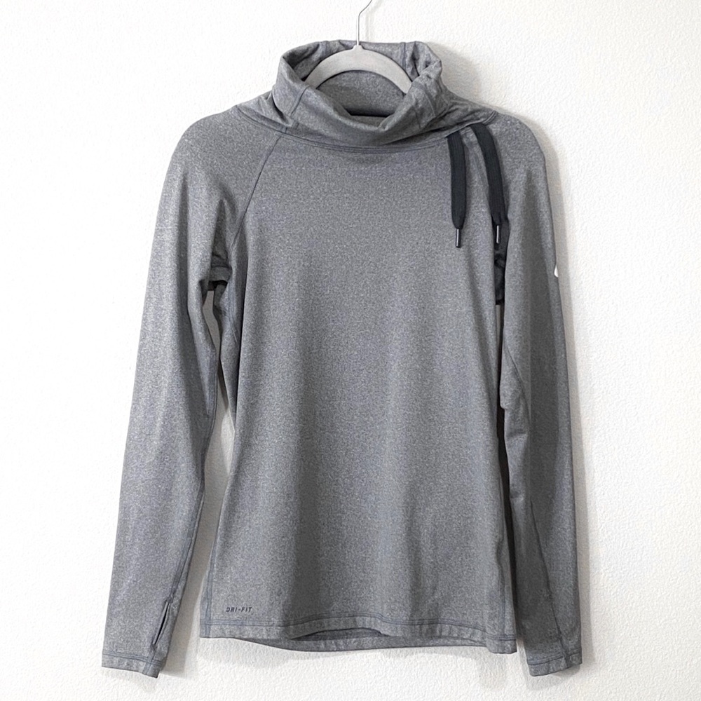 Nike Pro Dri Fit Long Sleeve Top Cowl Neck
